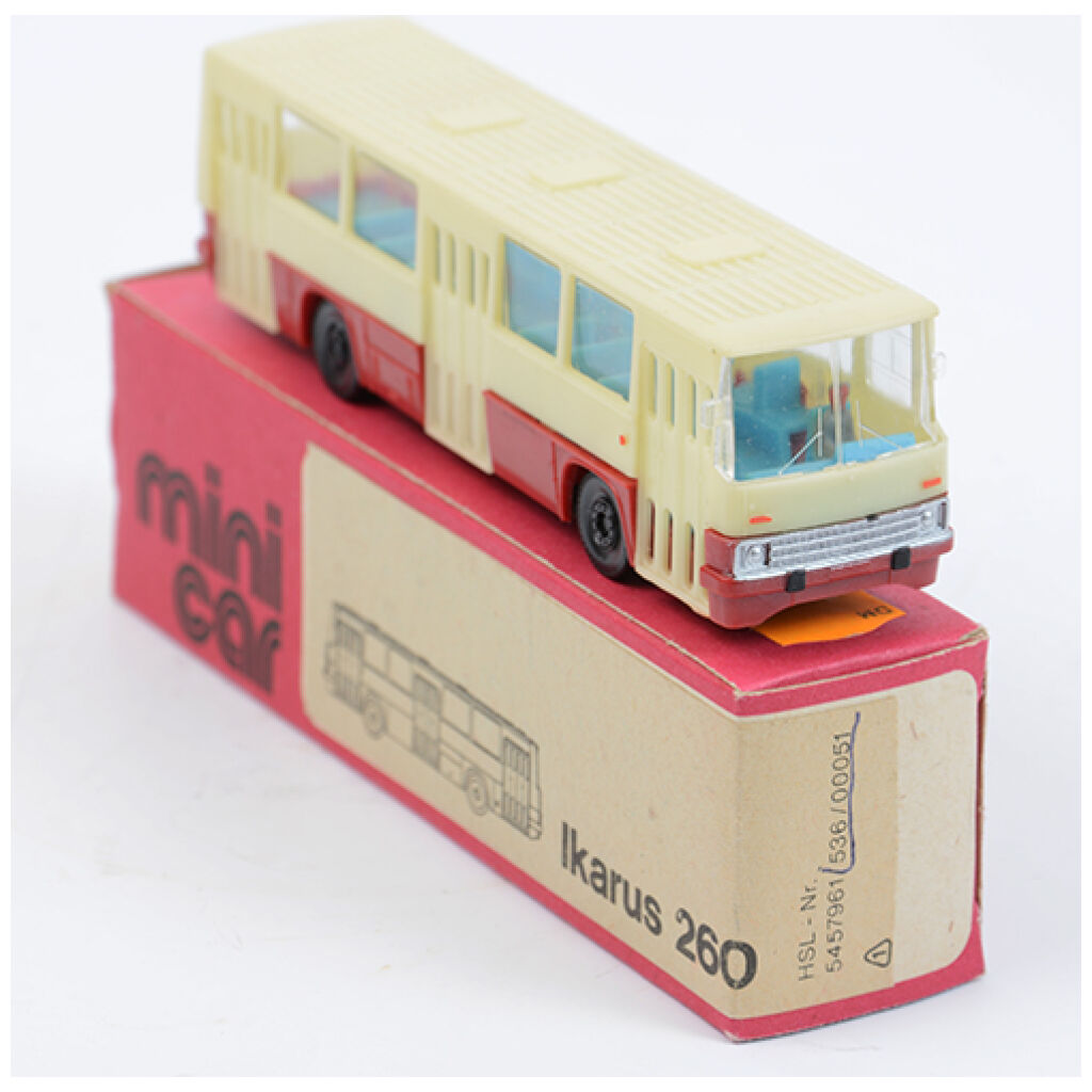 Buss Skala HO , Ikarus 260 , mini car HSL - nr 5457961 / 536 / 00051 NOS
