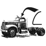 Front Door Vent Window Weatherstrips 1953-66 2dr Mack