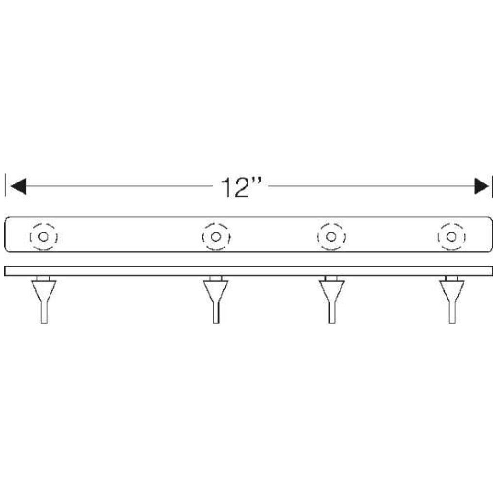 Hood To Radiator Weatherstrip 1937 2dr 4dr cab sedan Chevrolet