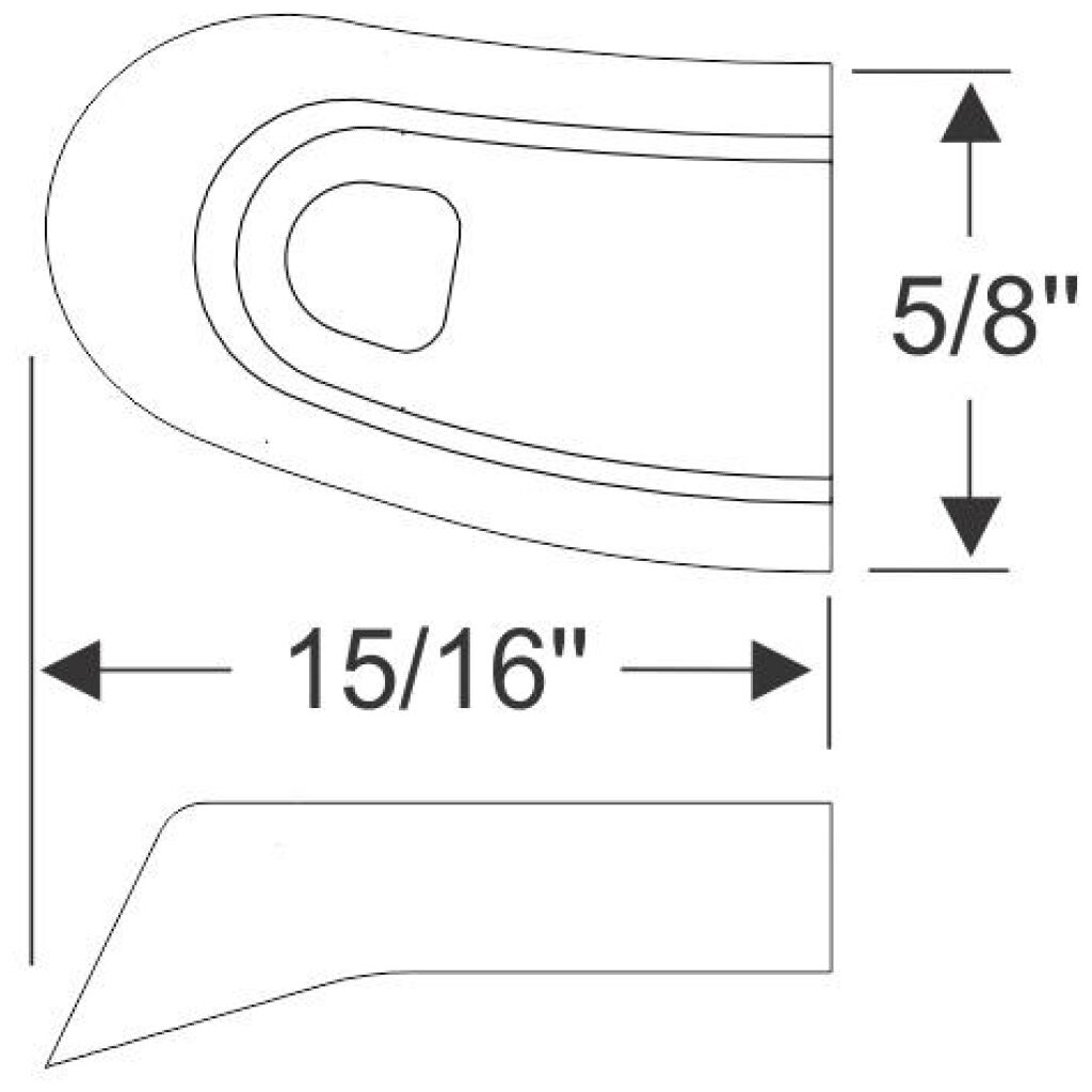 Division Bar Grommet 1940-55 4dr cab sedan Buick Cadillac Oldsmobile Chevrolet Pontiac