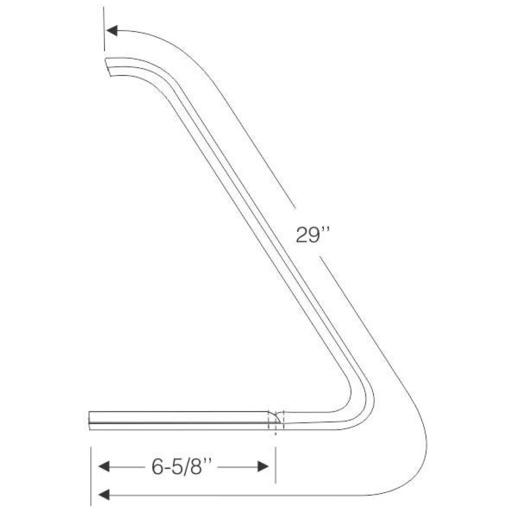 Front Door Vent Window Weatherstrips 1961-67 2dr Ford