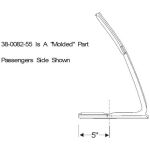 Front Door Vent Window Weatherstrips 1961-63 2dr 4dr ht sedan Buick Oldsmobile Pontiac