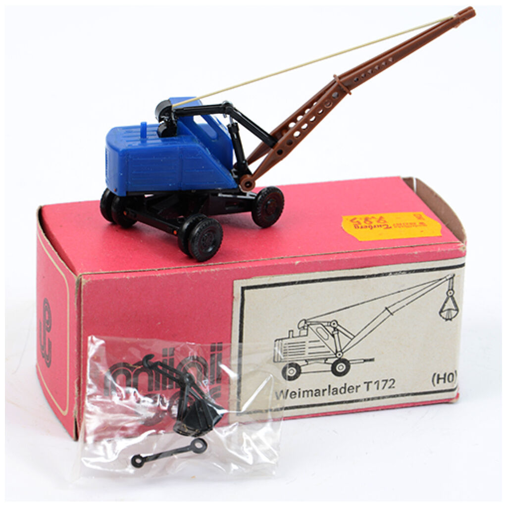 Lingrävare Skala HO, Weimarlader T172, mini car 1:87 HSL nr 5457963 / 536 / 0140