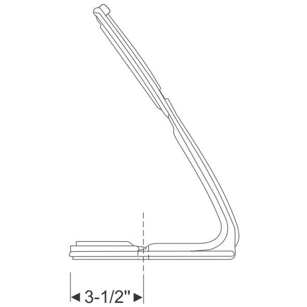 Front Door Vent Window Weatherstrips 1960-64 2dr 4dr sedan Chevrolet