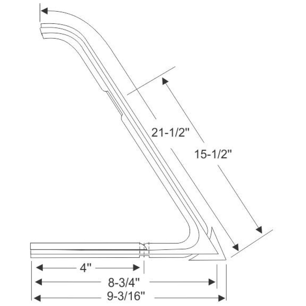 Front Door Vent Window Weatherstrips 1964-66 2dr Dodge