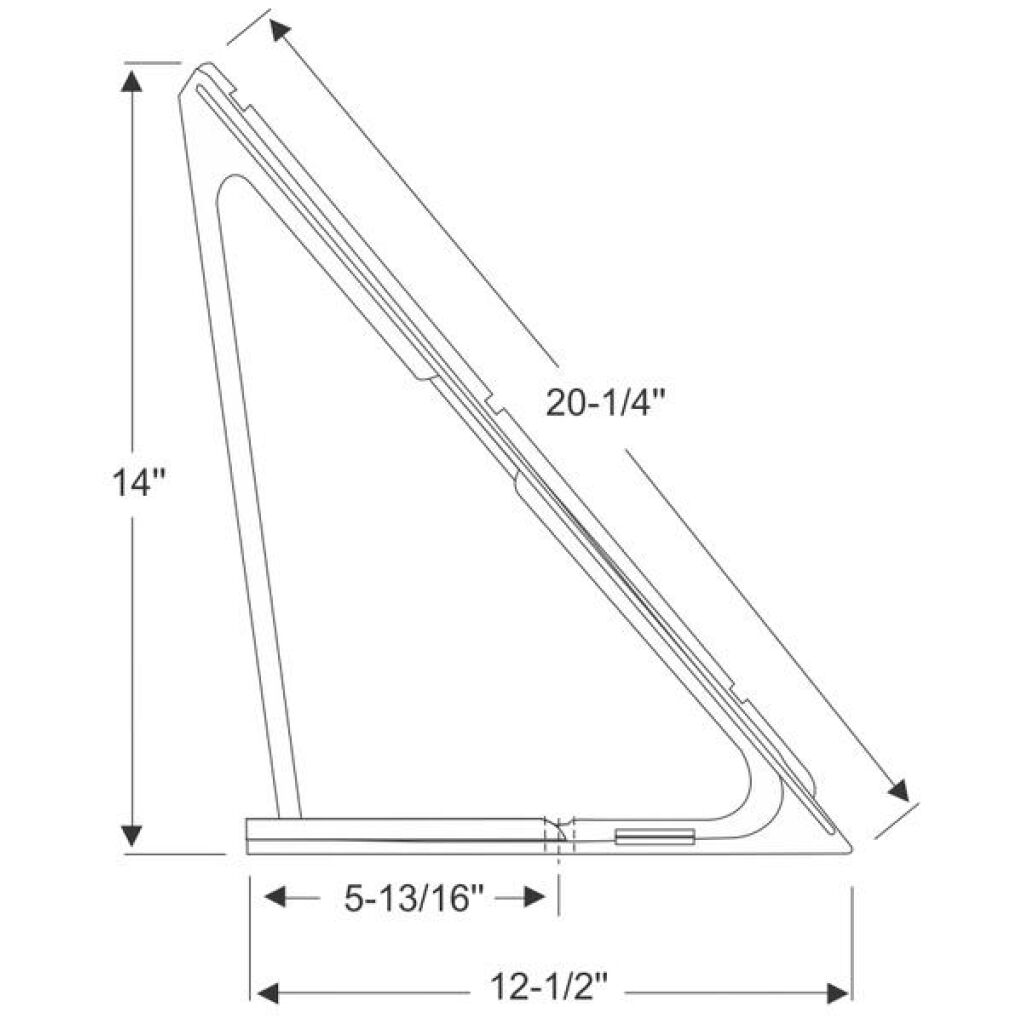 Front Door Vent Window Weatherstrips 1964-66 2dr ht cab Dodge Plymouth