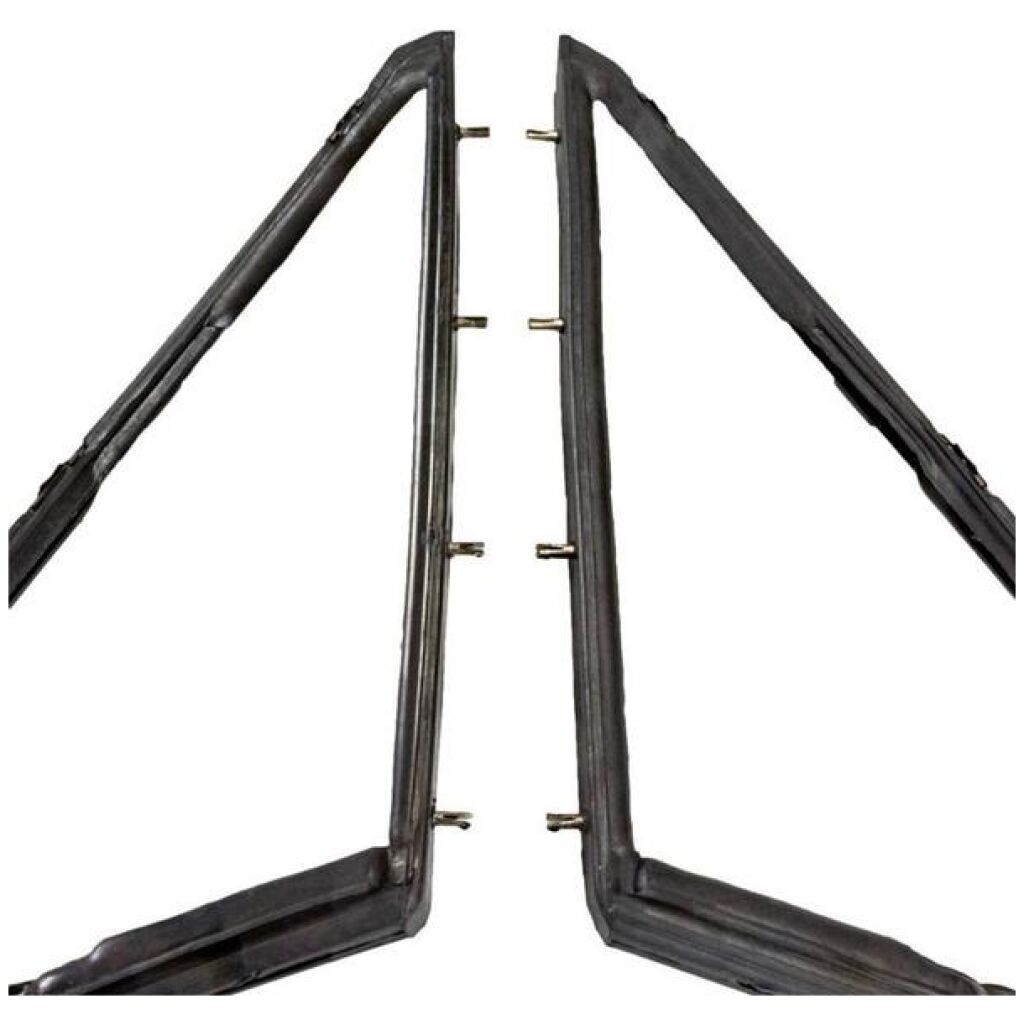 Front Door Vent Window Weatherstrips 1966-67 2dr ht cab Ford Mercury