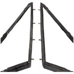 Front Door Vent Window Weatherstrips 1966-67 2dr ht cab Ford Mercury