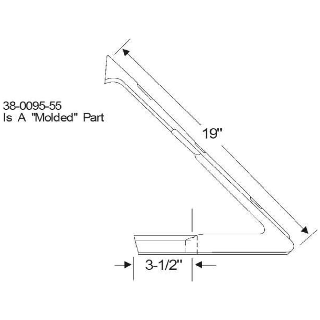 Front Door Vent Window Weatherstrips 1963-64 2dr 4dr ht Buick Cadillac Chevrolet Oldsmobile Pontiac