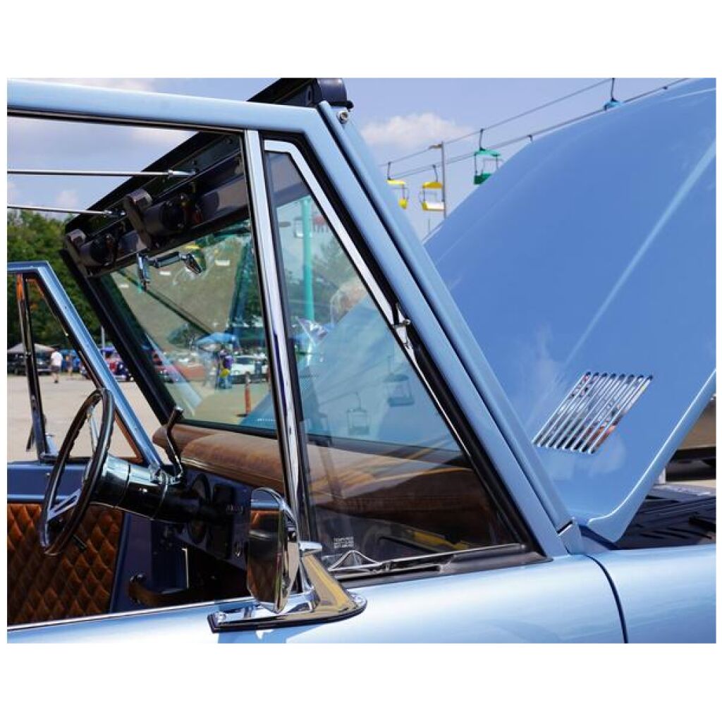 Front Door Vent Window Weatherstrips 1966-77 2dr Ford