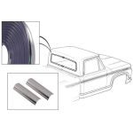 Chrome Mylar Locking Strip Set 1977-86 2dr 4dr Ford