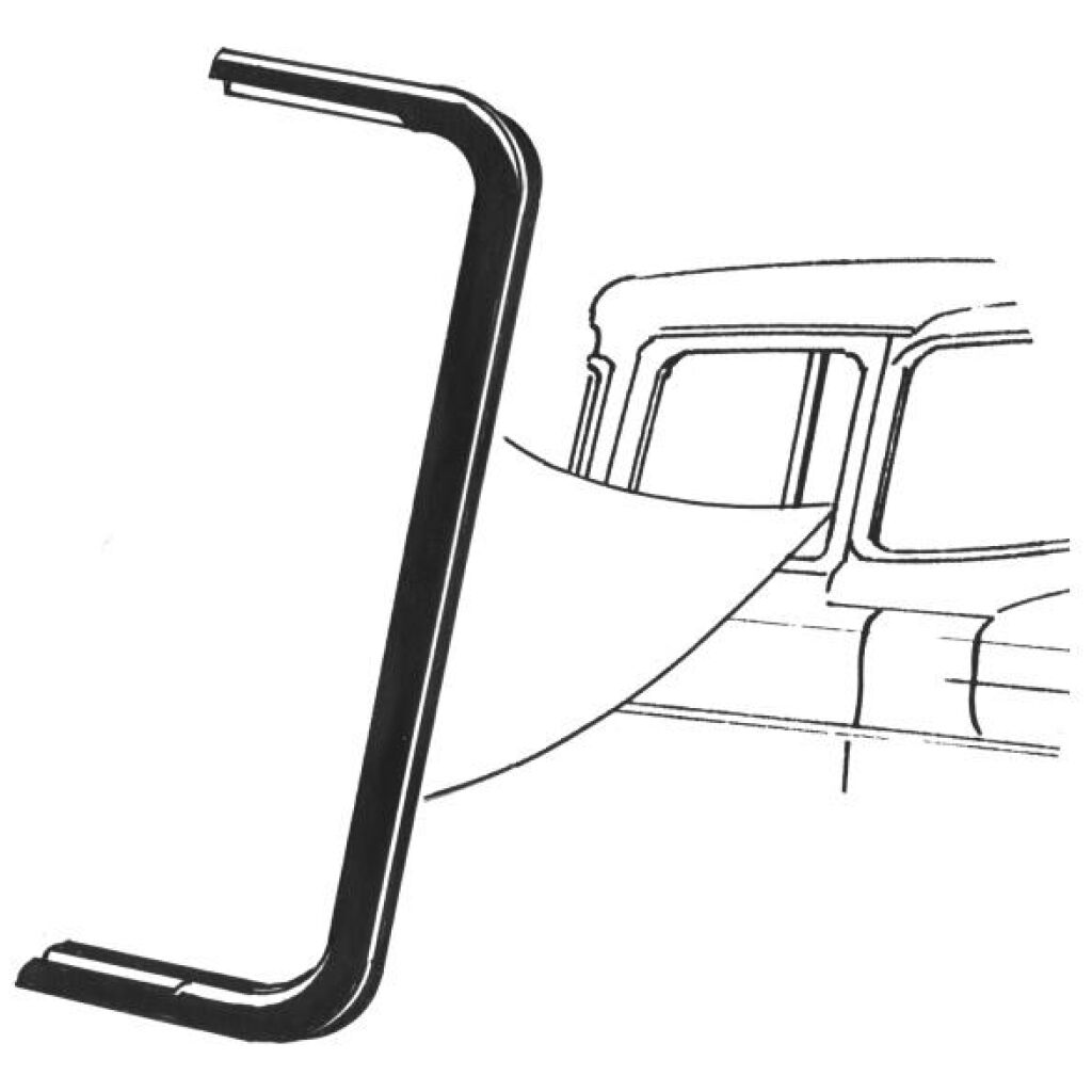 Front Door Vent Window Weatherstrips 1957-60 2dr Ford
