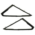 Front Door Vent Window Weatherstrips 1966-67 2dr ht cab Ford Mercury