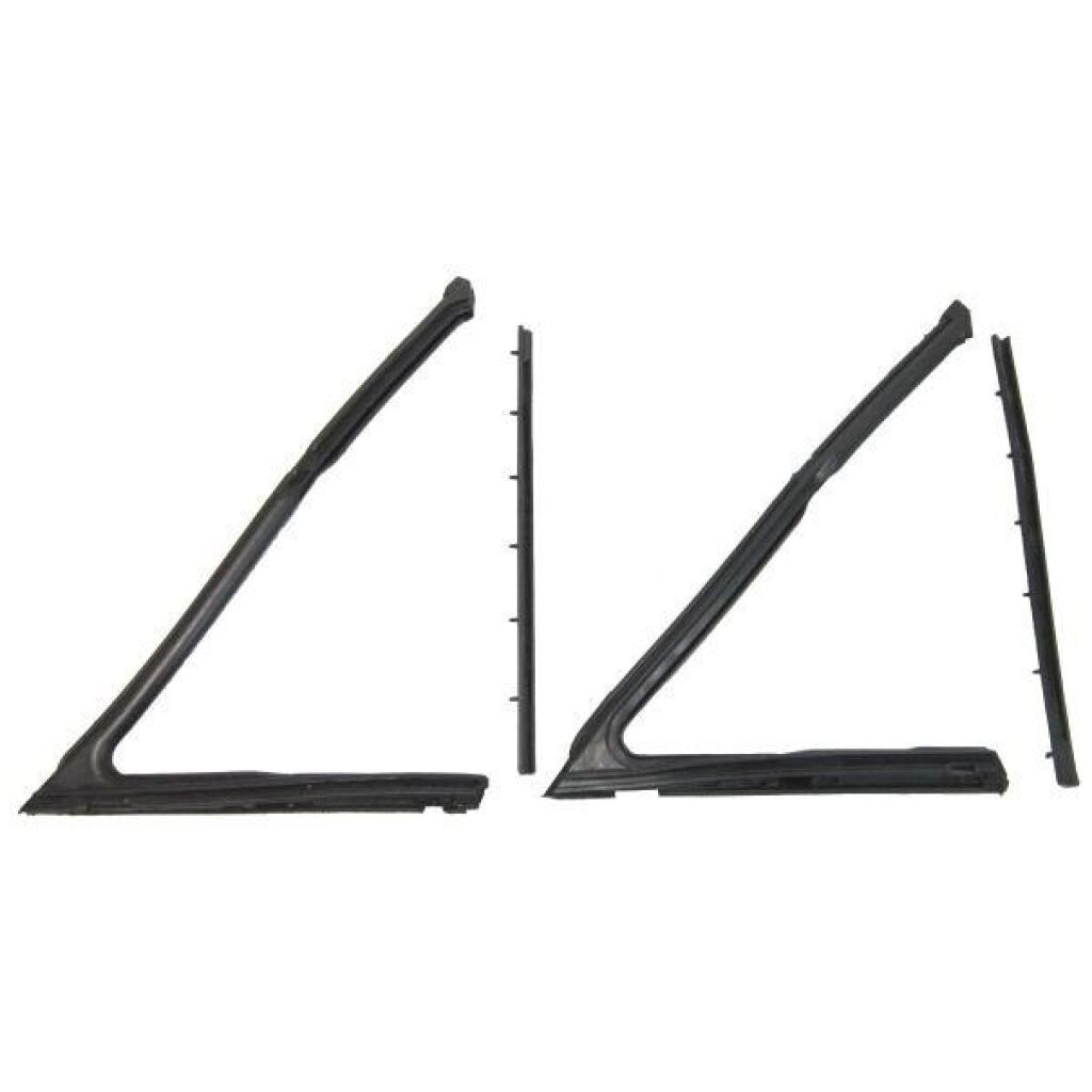 Front Door Vent Window Weatherstrip Set 1962-67 2dr 4dr sedan Chevrolet