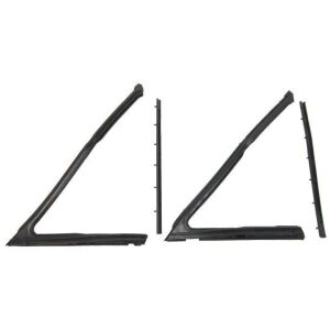 Front Door Vent Window Weatherstrip Set 1962-67 2dr 4dr sedan Chevrolet