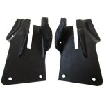 U Jamb lock pillar filler 1967-72 2dr ht cab Plymouth Dodge
