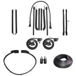 Gummilistsats 1969-70 2dr cab Buick