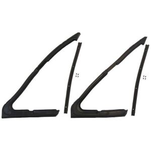 Front Door Vent Window Set 1965-66 2dr ht cab Ford