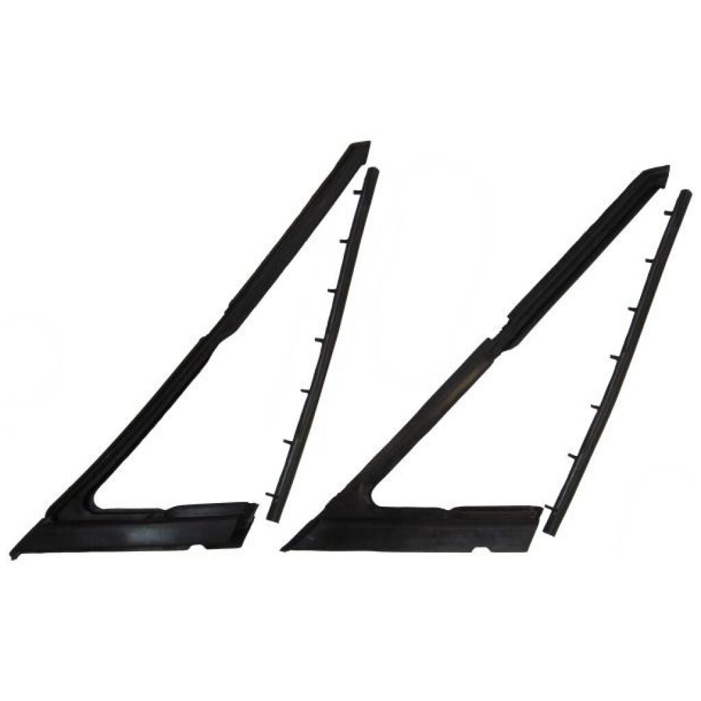 Front Door Vent Window Weatherstrip Set 1965-68 2dr 4dr sedan Buick Chevrolet Oldsmobile Pontiac