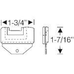U Jamb lock pillar filler 1961-64 2dr cab Buick Cadillac Chevrolet Oldsmobile Pontiac