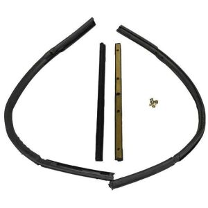 Front Door Vent Window Weatherstrip Set 1951 2dr 4dr sedan Mercury