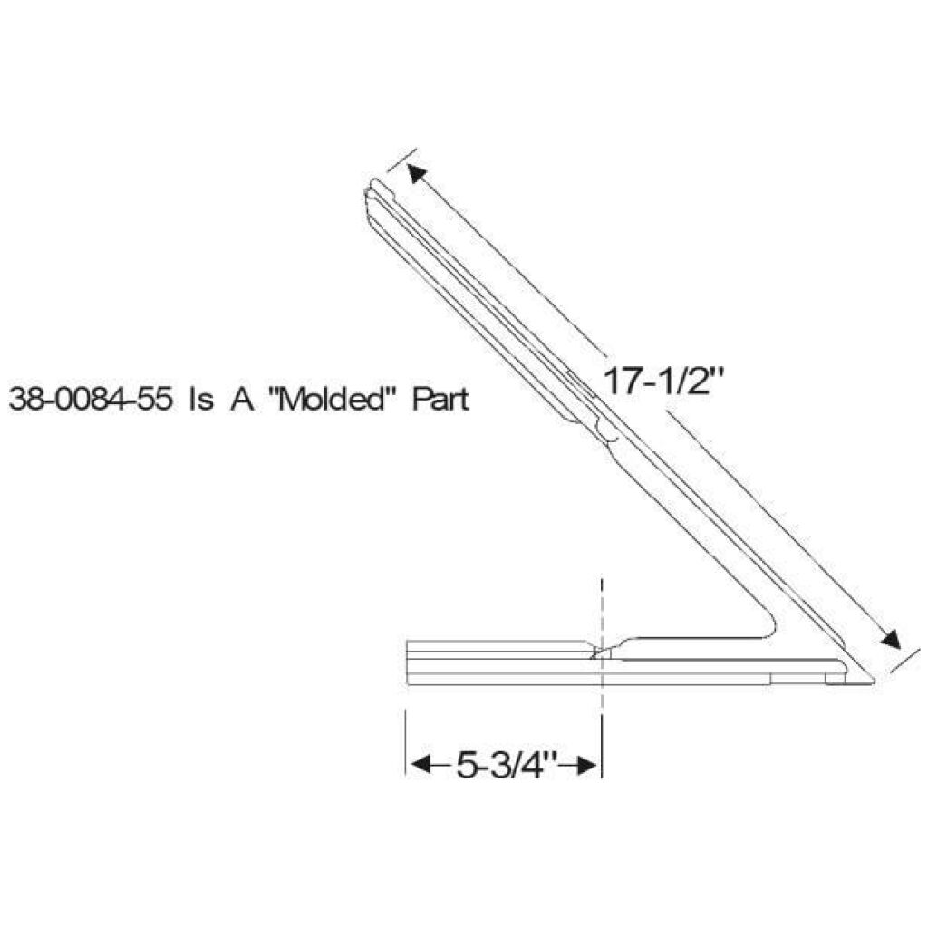 Front Door Vent Window Weatherstrips 1962-63 2dr cab Buick Oldsmobile Pontiac