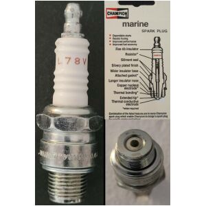TÄNDSTIFT BÅT , CHAMPION 833 L78V