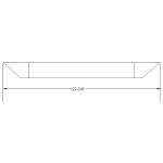 T-Top Roof Rail Weatherstrips 1973-77 2dr ht Oldsmobile Cutlass