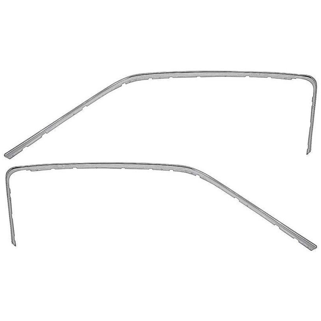 1967-68 Mustang; Fastback; Roof Rail Sash Moldings