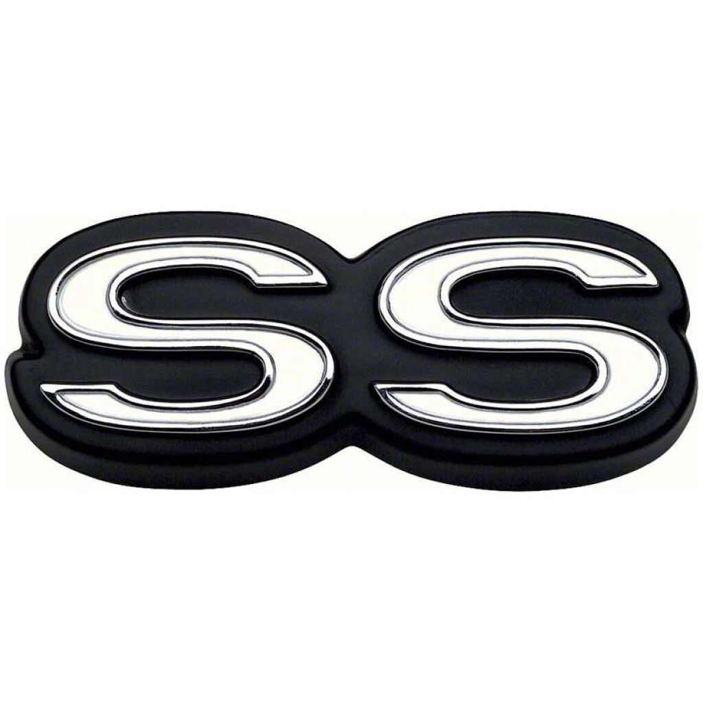1968-69 Nova SS; Rear Panel Emblem ; with Hardware
