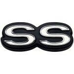 1968-69 Nova SS; Rear Panel Emblem ; with Hardware
