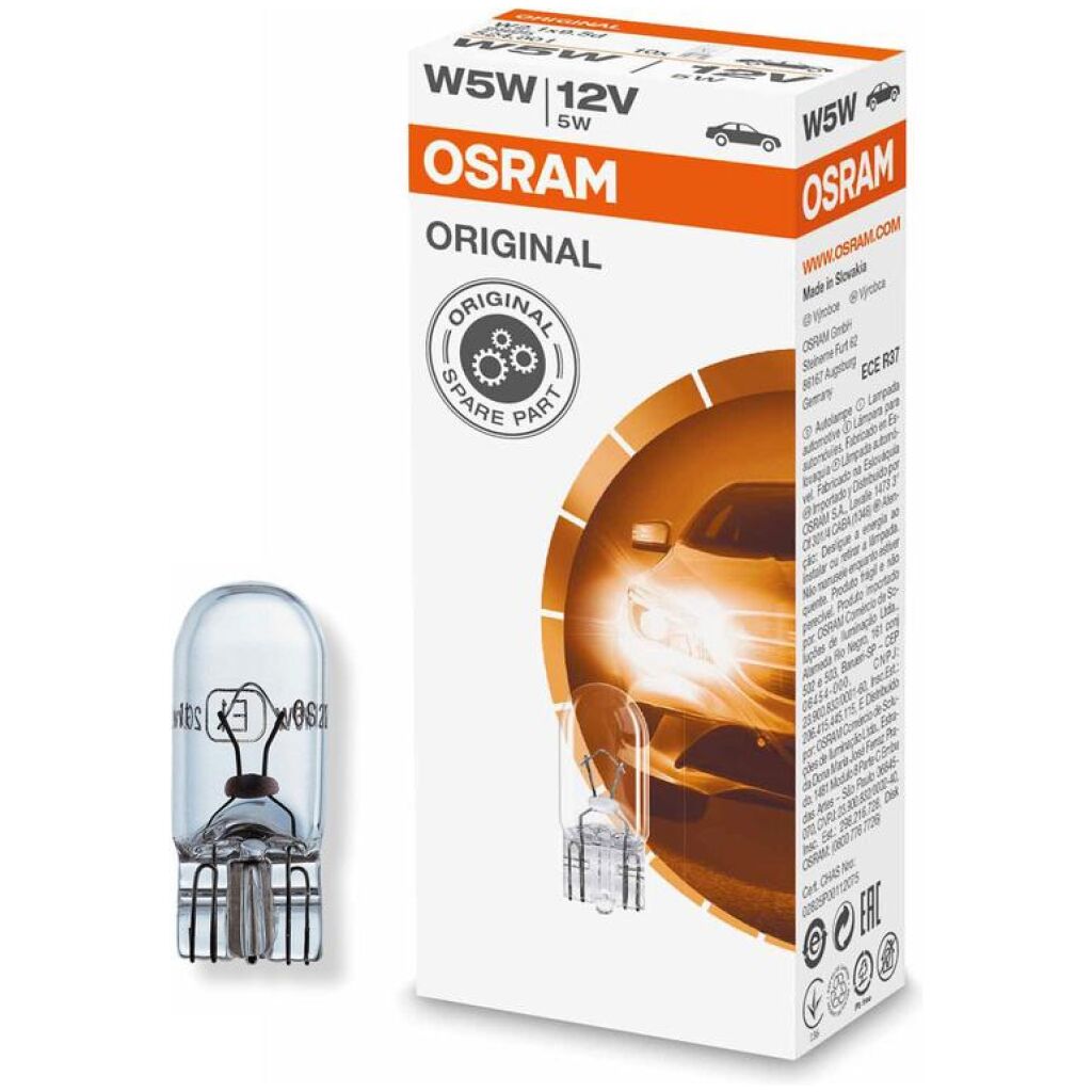 Glödlampa W5W 12V