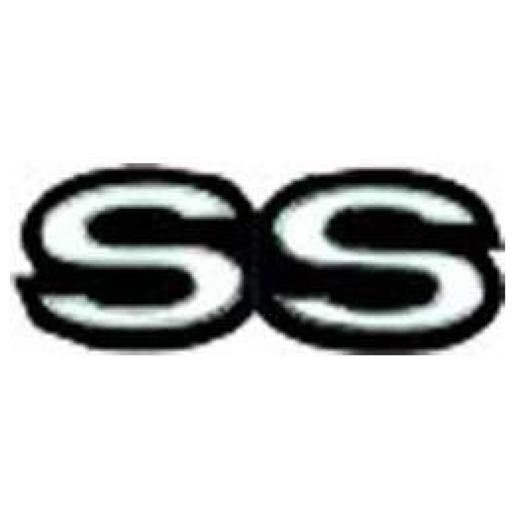 1968 Camaro SS Grill Emblem ; with Hardware
