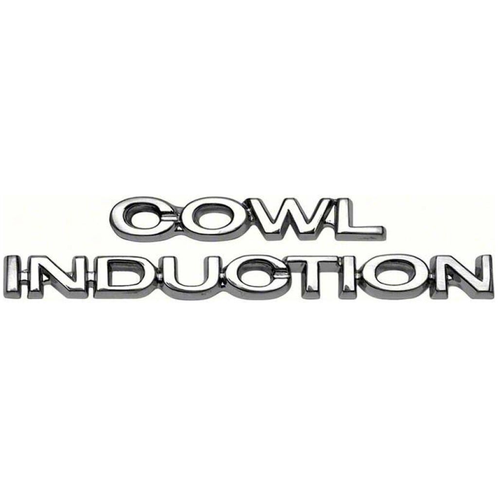 1967-81 Cowl Induction Hood Emblem Set;
