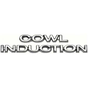 1967-81 Cowl Induction Hood Emblem Set;