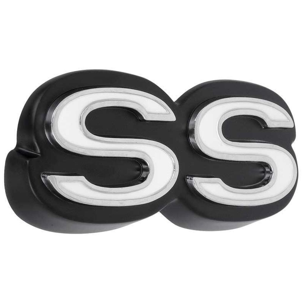 1968-69 Nova SS; Rear Panel Emblem ; with Hardware