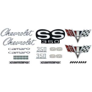 1967 Camaro Super Sport; Exterior Emblem Kit; SS-350