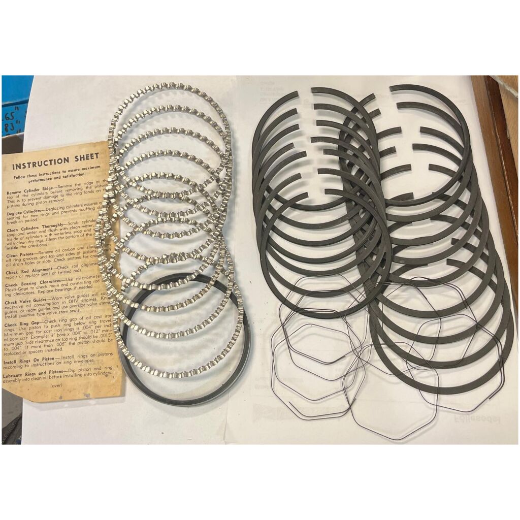 Kolvringar std 283cui 1957-1967 hel sats Chevrolet , Power Stroke R2-4003