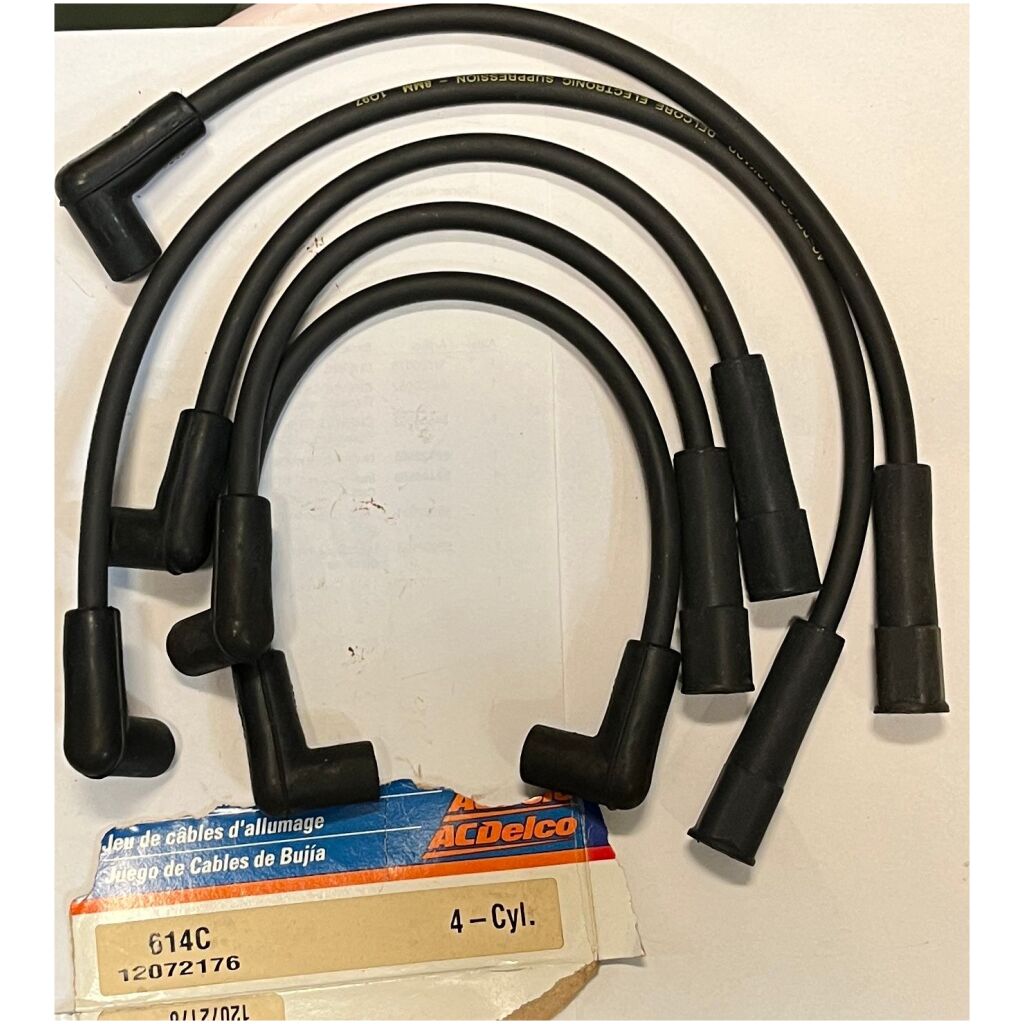 Tändkabelsats 8mm 153cui 2,5L Ford Mercury 1984-94 , AC Delco 614C , 12072176