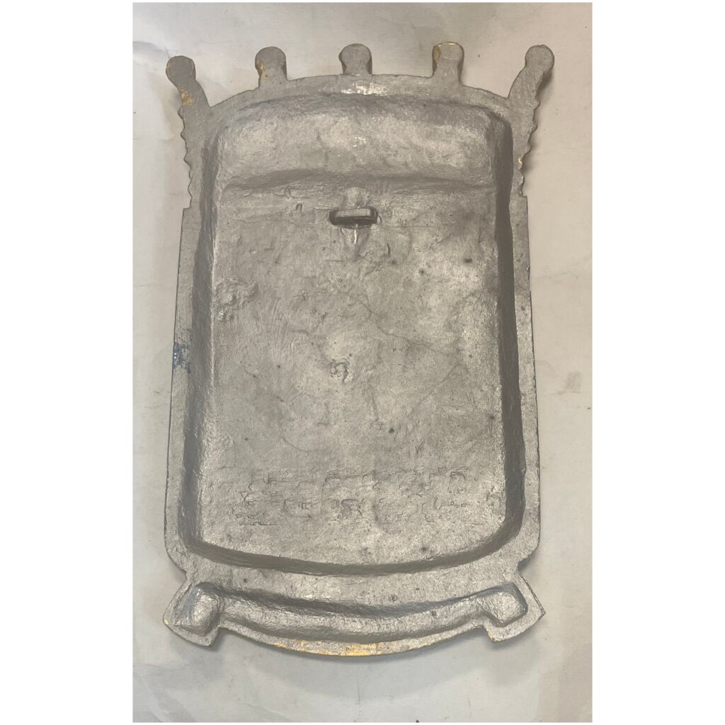 Blekinge vapensköld landskapssköld i gjutmetall ca 23,5x14,5 cm