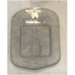 Jagaren Norrköping HMS Östergötland vapensköld landskapssköld ca 13,5x10cm