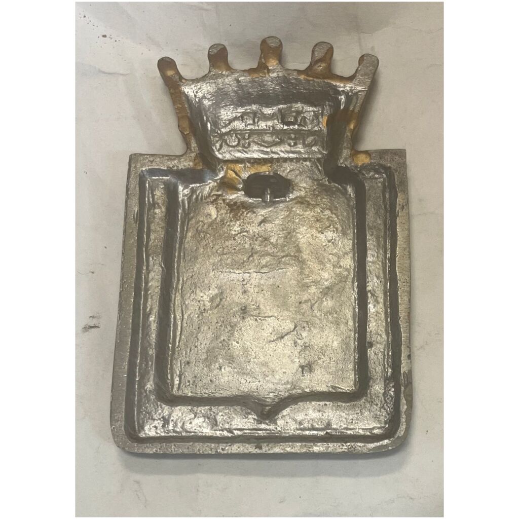 Norrbotten vapensköld landskapssköld i gjutmetall ca 16x10 cm