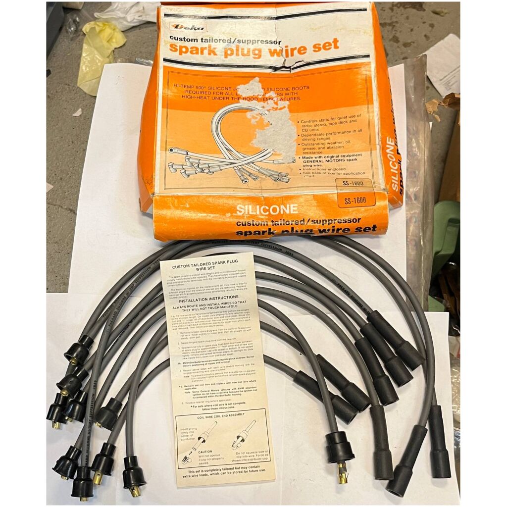 Tändkabelsats V6 AMC GM Mopar Ford GMC 1968-78, DEKA SS-1600