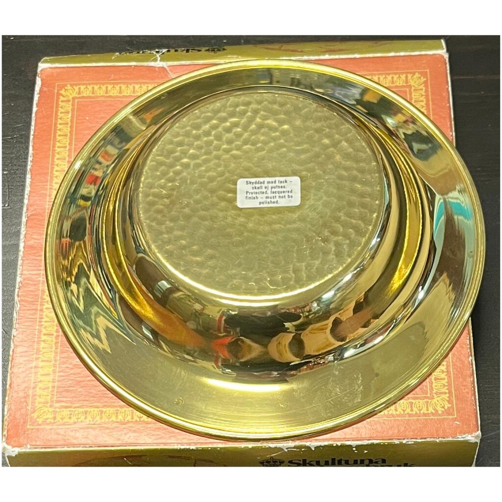Allemansskål 18cm i diameter No22 Skultuna 1607 mässing