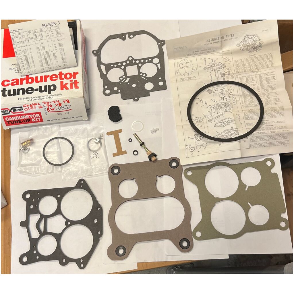 Rep.sats Rochester 4MC 4MV 350-400-455cui Cadillac Oldsmobile 1966-76, B&W 10857