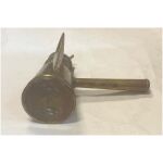 Gammal arabisk Israelisk tekanna vattenkokare med lock , mässing ca 1900-1940-tal