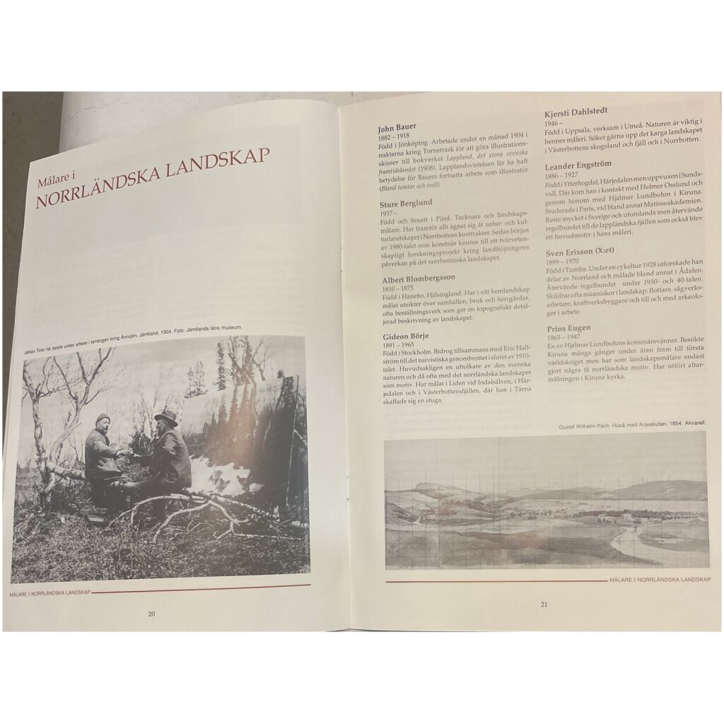 Norrländska Landskap landskapsbilder av 60 målare & fotografer i 200 år Norrland