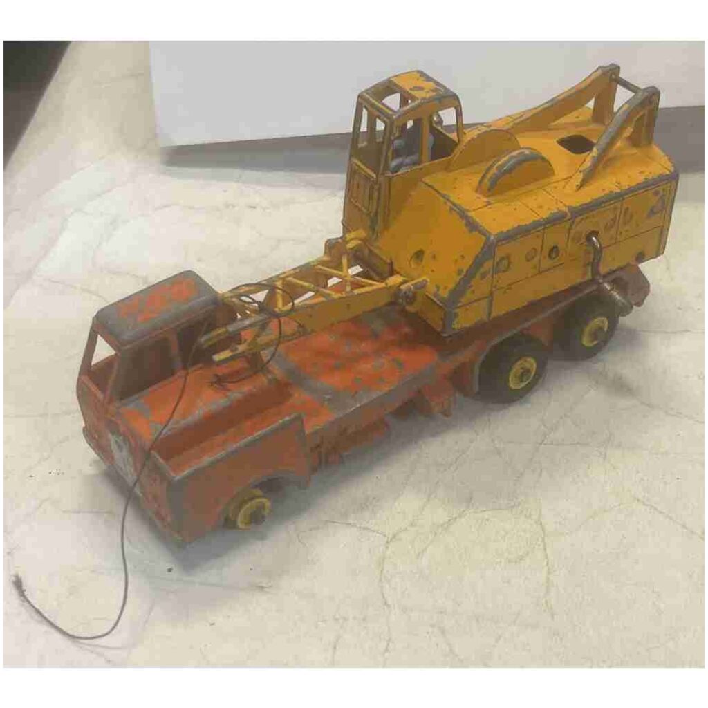 Kranbil 20 ton Lorry mounted crane Dinky Supertoys Meccano LTD tillv 1955-1965