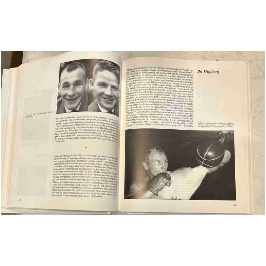 Jubileumsutgåva Svensk boxning under 75 år 1919-1994 391 sidor CEWE 1995