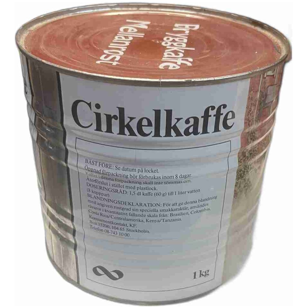 Cirkelkaffe Carl Larsson frukost under björken oöppnad utgått datum 1985-06-21